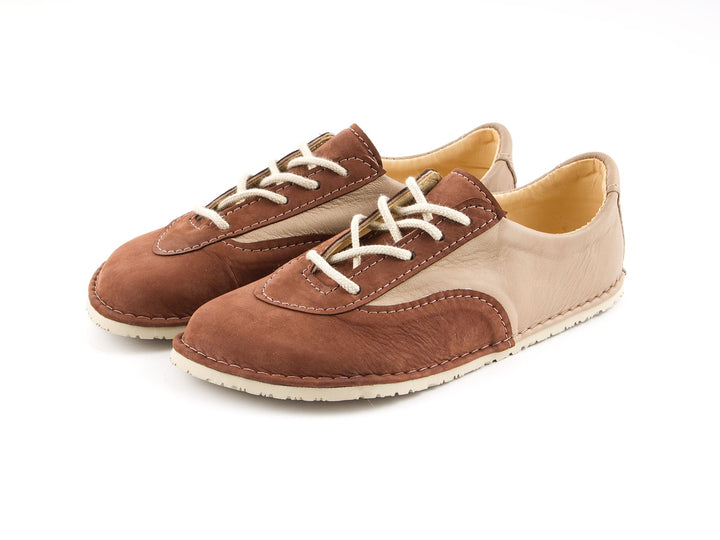 Barefoot sneakers - beige brown