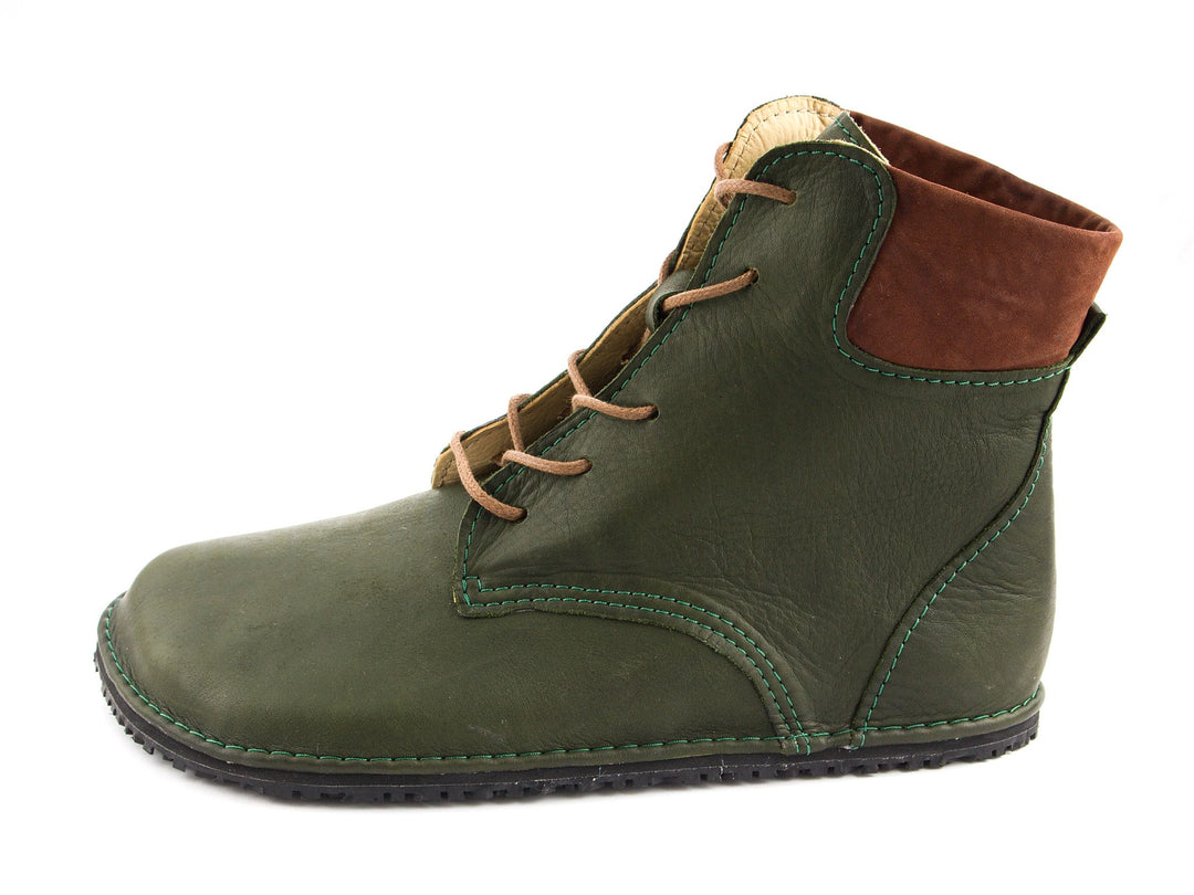 Barefoot high-top boots - khaki