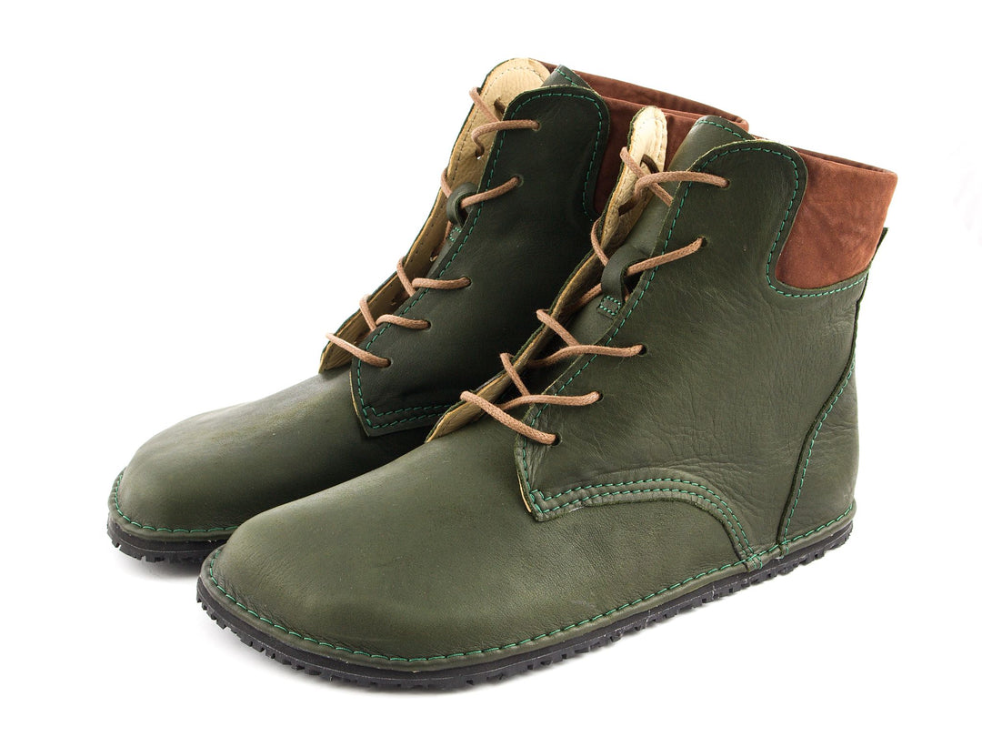 Barefoot high-top boots - khaki