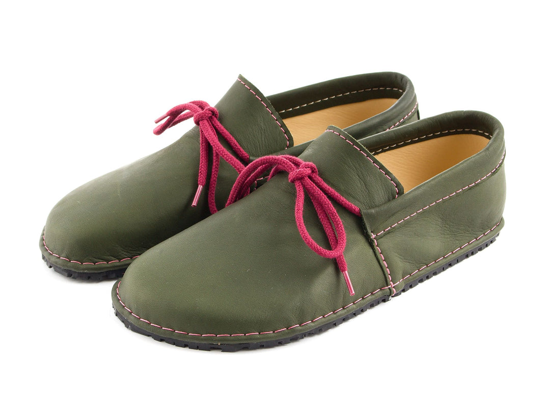 Cordelia Barefoot moccasins - khaki