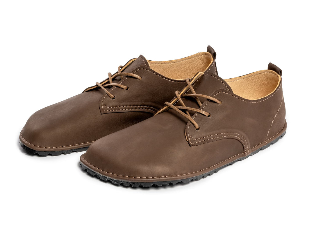 Barefoot oxfords - dark brown